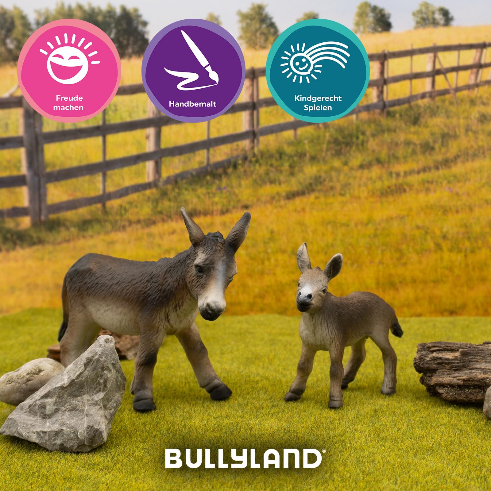 bullyland-farm-esel-62509-tierfigur-10-5-cm-pvc-frei image 5