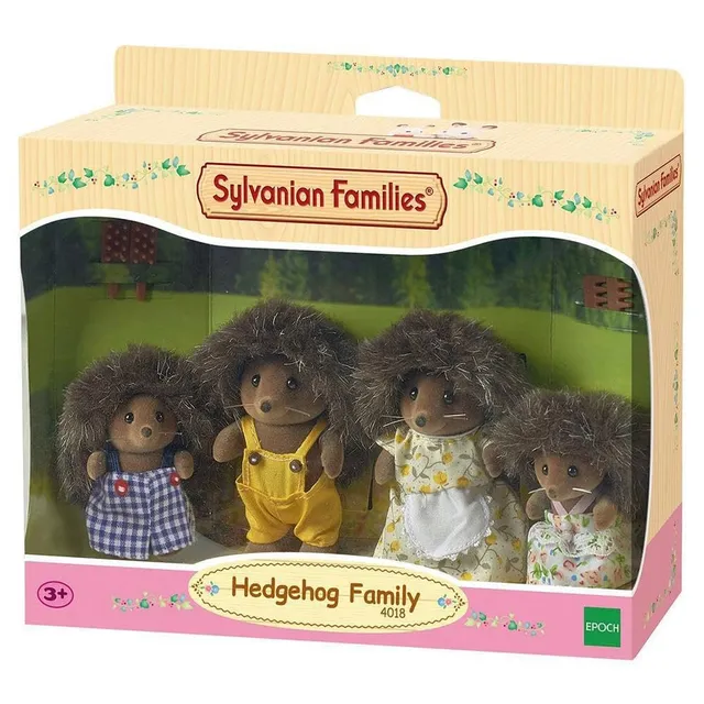 sylvanian-families-village-igel-familie-4018-figuren image 1