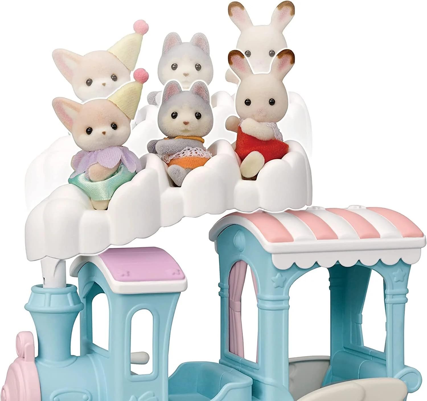 sylvanian-families-5702-regenbogenzug-spielset-mit-w-stenfuchs-baby image 3
