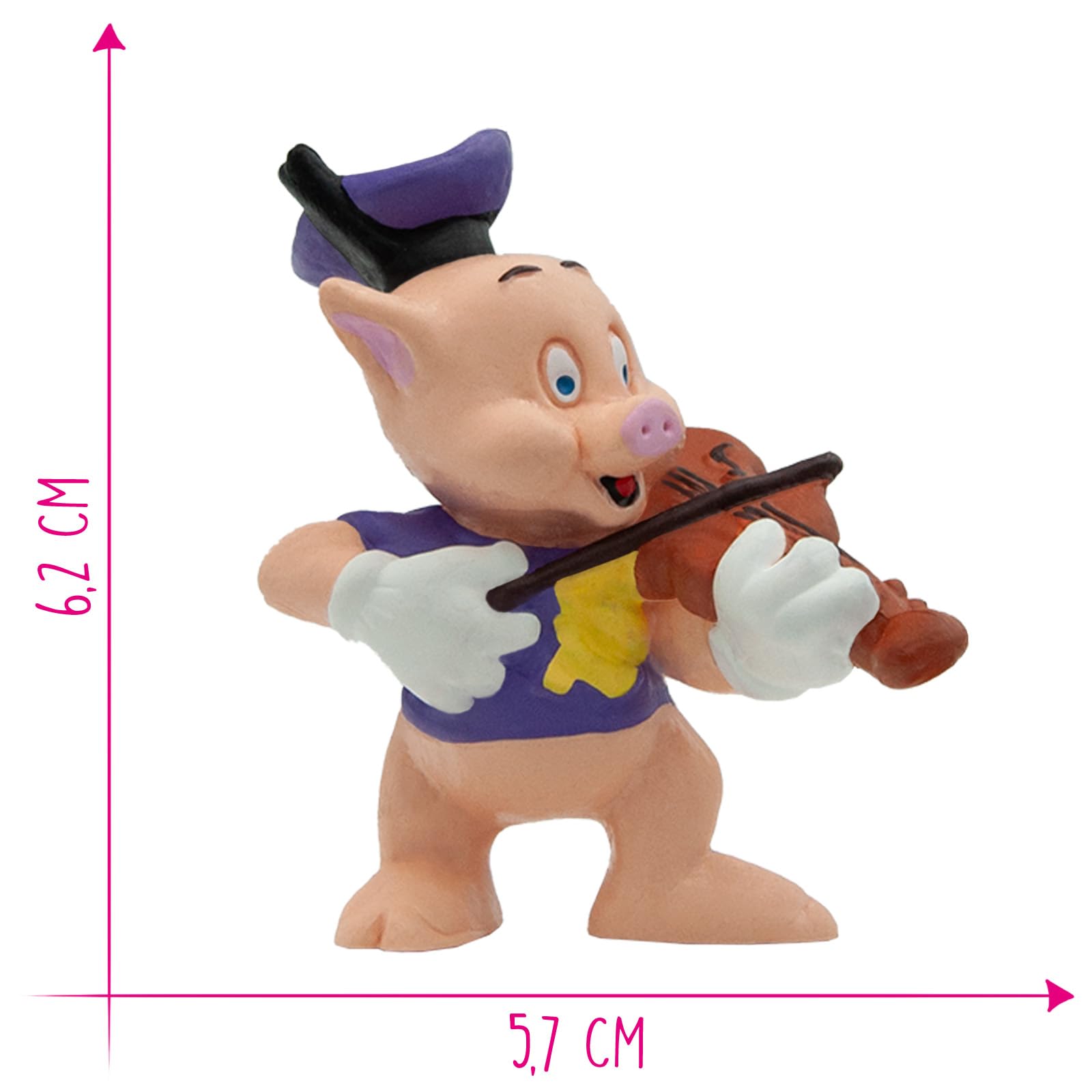 bullyland-disney-classic-fiedler-spielfigur-schweinchen-drei-schweinchen image 2