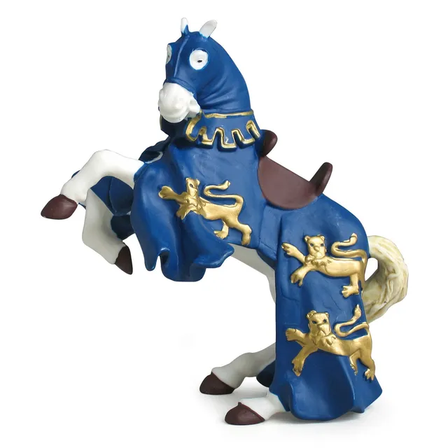papo-medieval-k-nig-richard-pferdefigur-blau-reiter image 1