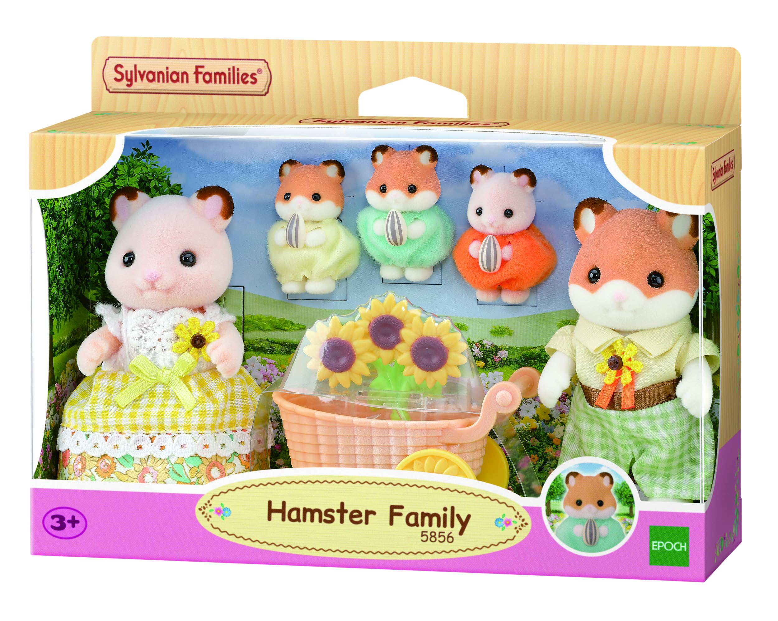 sylvanian-families-5856-hamster-familie-spielfiguren-5-teilig image 2