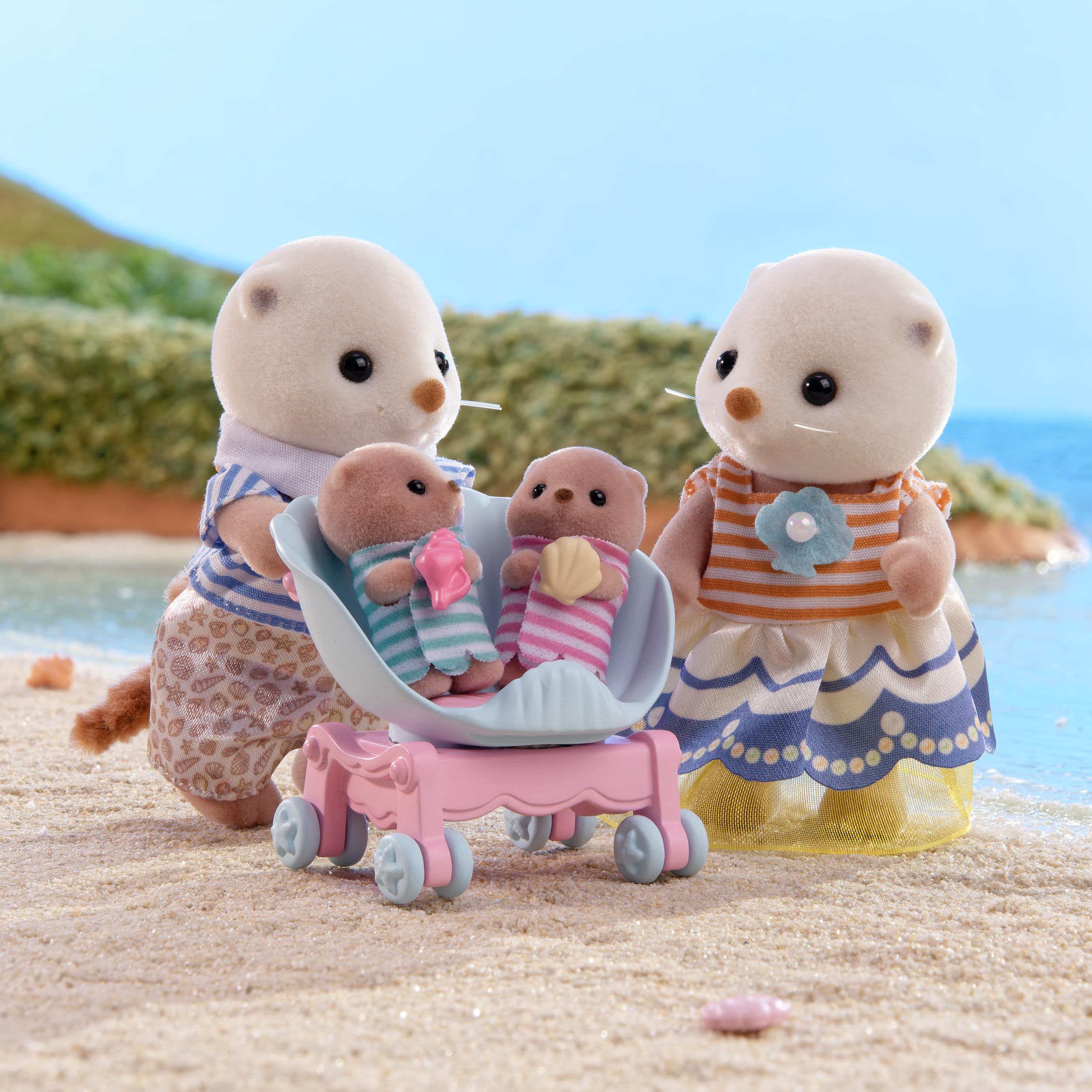 sylvanian-families-seaside-seeotter-familie-5803-figuren-set image 3