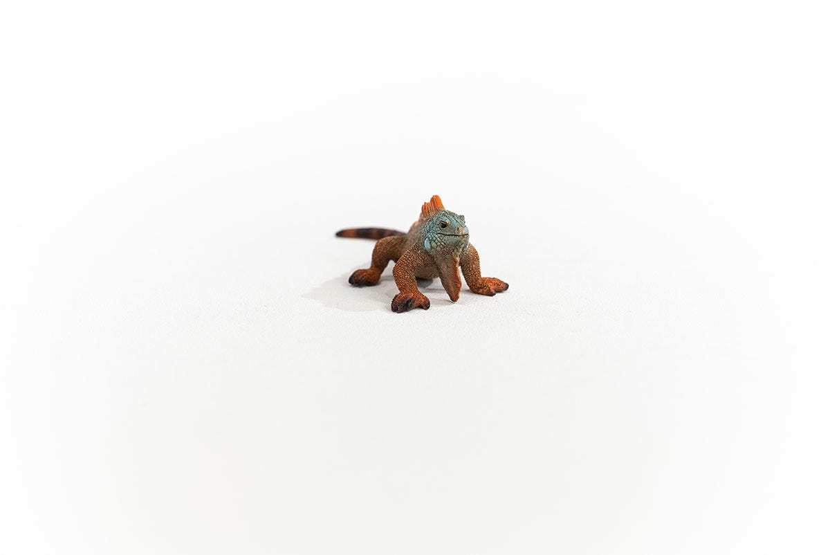 schleich-wild-life-14854-leguan-reptil-tierfigur-gr-n image 2