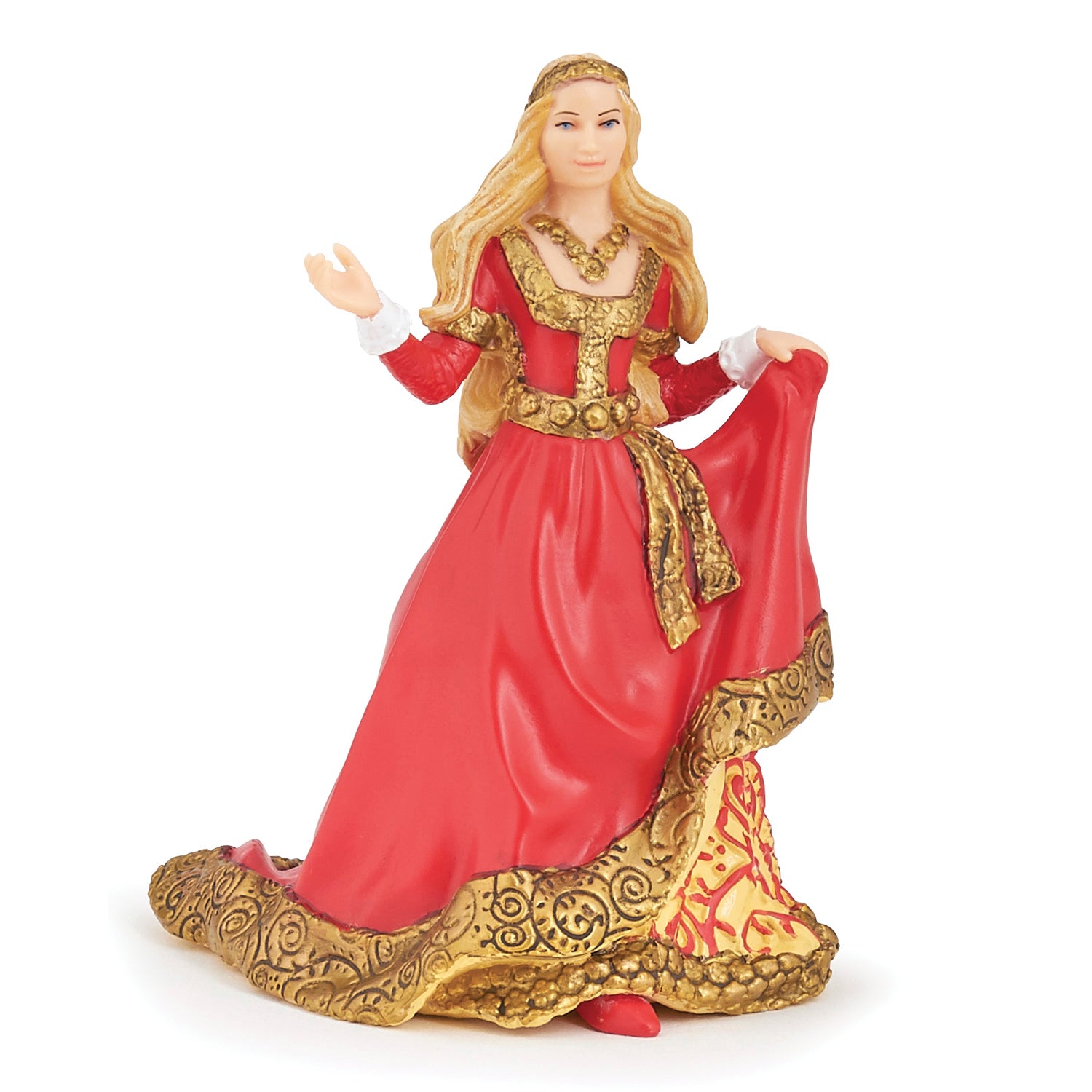 papo-historicals-sanfte-dame-figur-rotes-kleid image 1