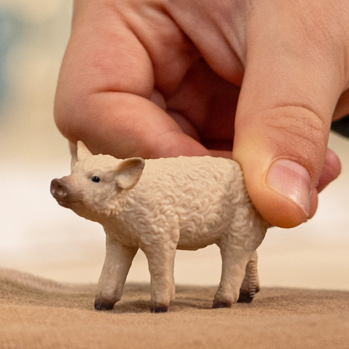 schleich-farm-world-wollschwein-ferkel-14893-tierfigur image 2