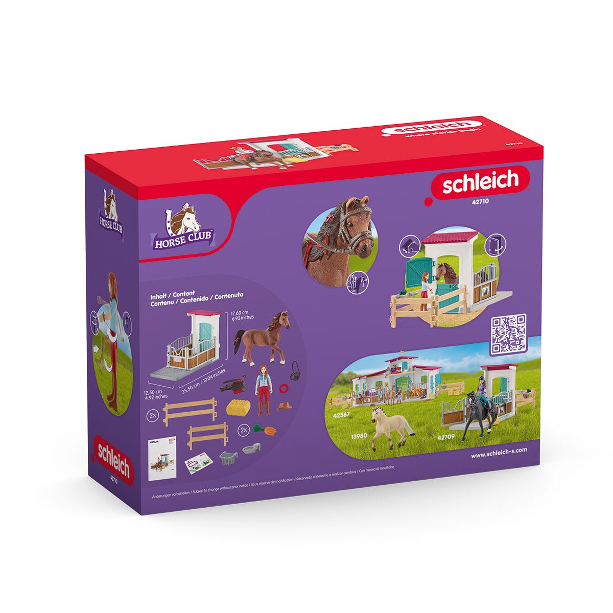 schleich-42710-horse-club-pferdebox-mit-hannah-cayenne image 4