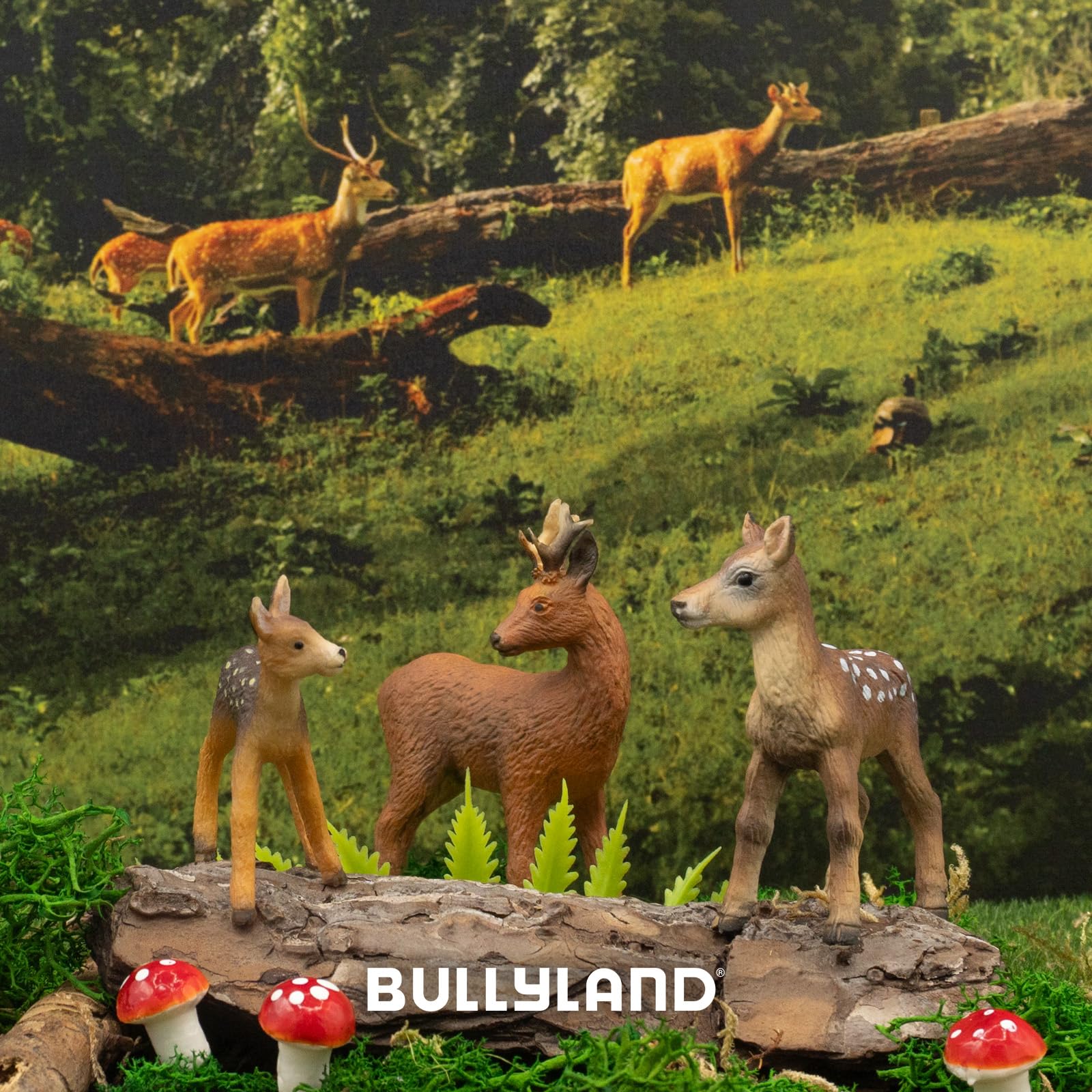 bullyland-forest-animals-rehbock-64436-spielfigur-8-3-cm-braun image 6