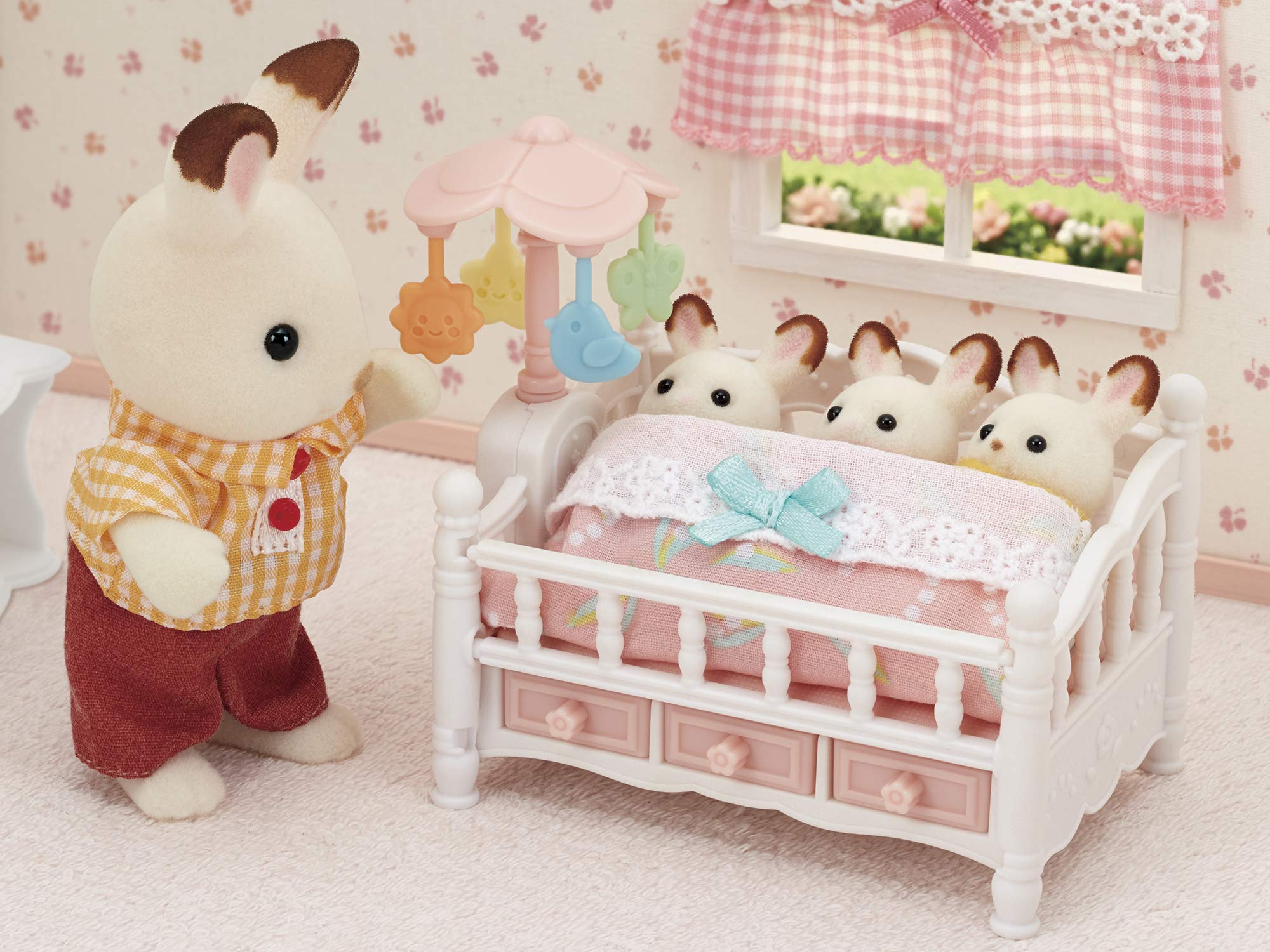 sylvanian-families-baby-5534-babybett-puppenhaus-mobile-drillinge image 5