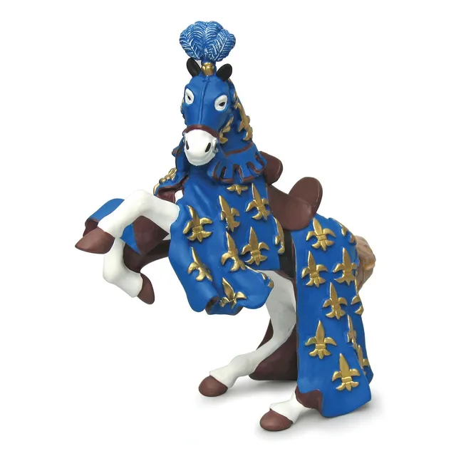 papo-medieval-prinz-philip-pferdefigur-ritter-blau image 1