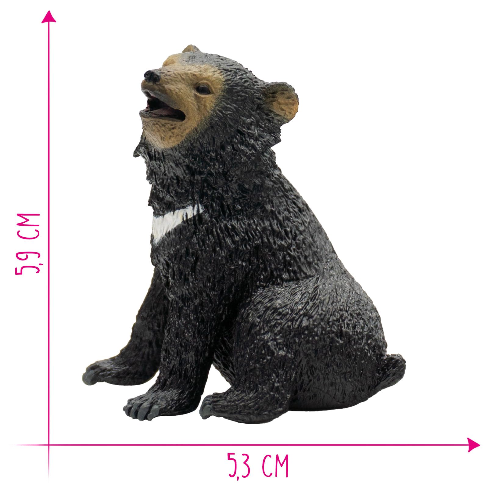 bullyland-forest-animals-kragenb-rjunges-tierfigur-5-9-cm image 2
