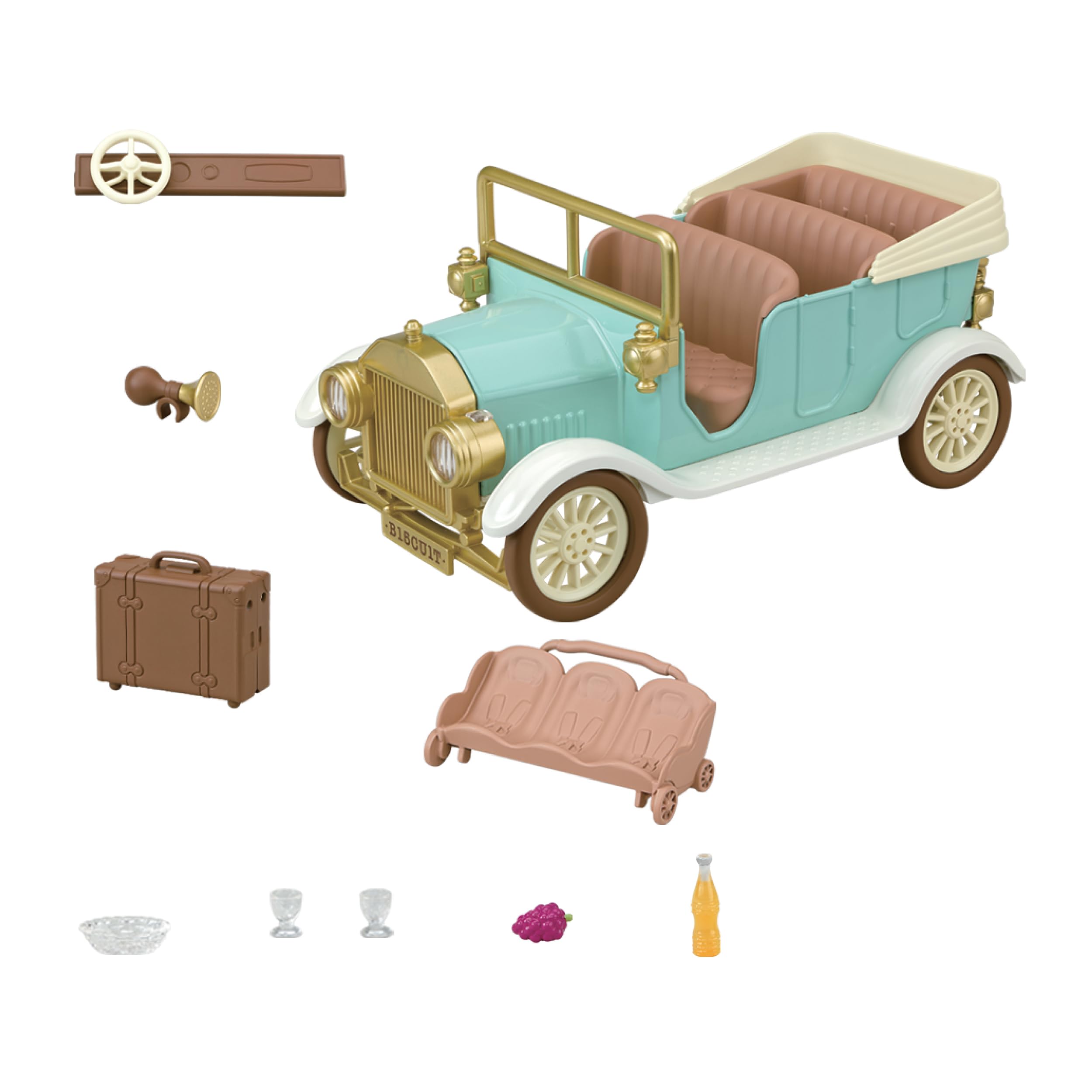 sylvanian-families-5868-familien-oldtimer-spielzeugauto-mit-zubeh-r image 5