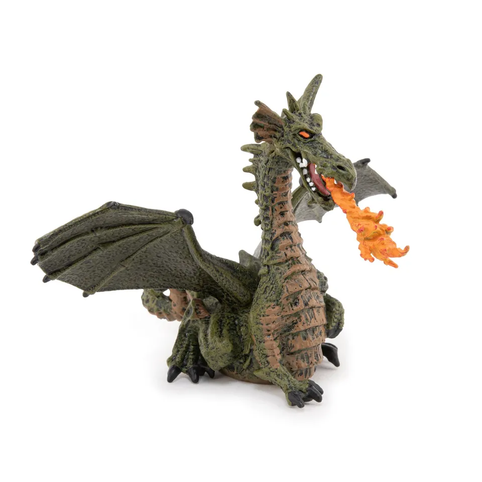 papo-enchanted-world-drache-gr-n-mit-flamme image 1