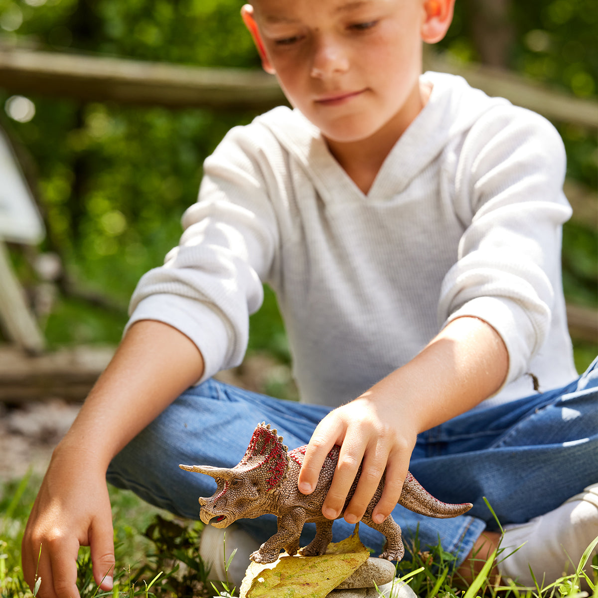 schleich-dinosaurs-triceratops-dinosaurierfigur-15000-pflanzenfresser image 4