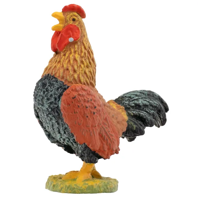 bullyland-farm-62315-hahn-kr-hend-tierfigur-5-4-cm-pvc-frei image 1