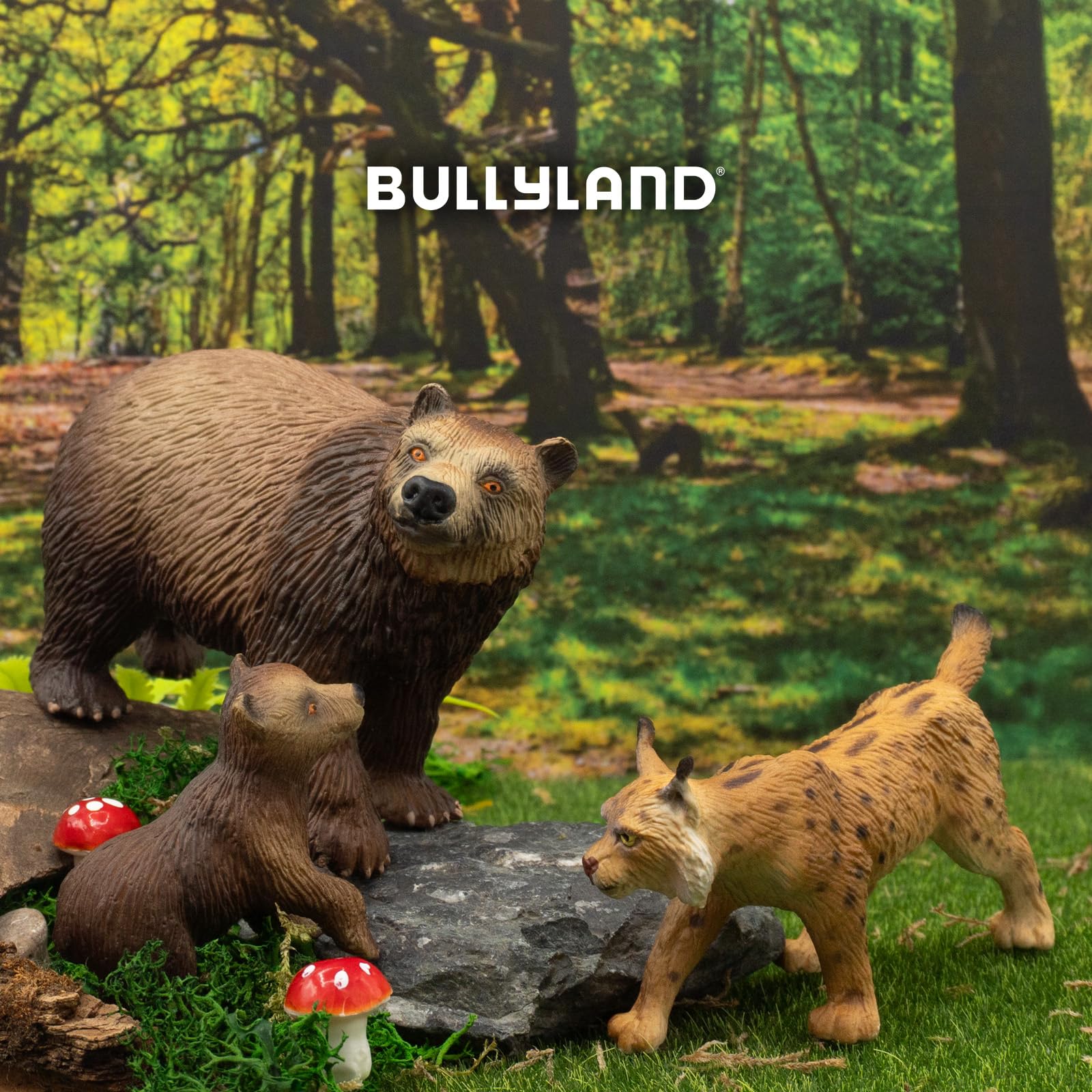 bullyland-forest-animals-luchs-tierfigur-8-9-cm-64449 image 3