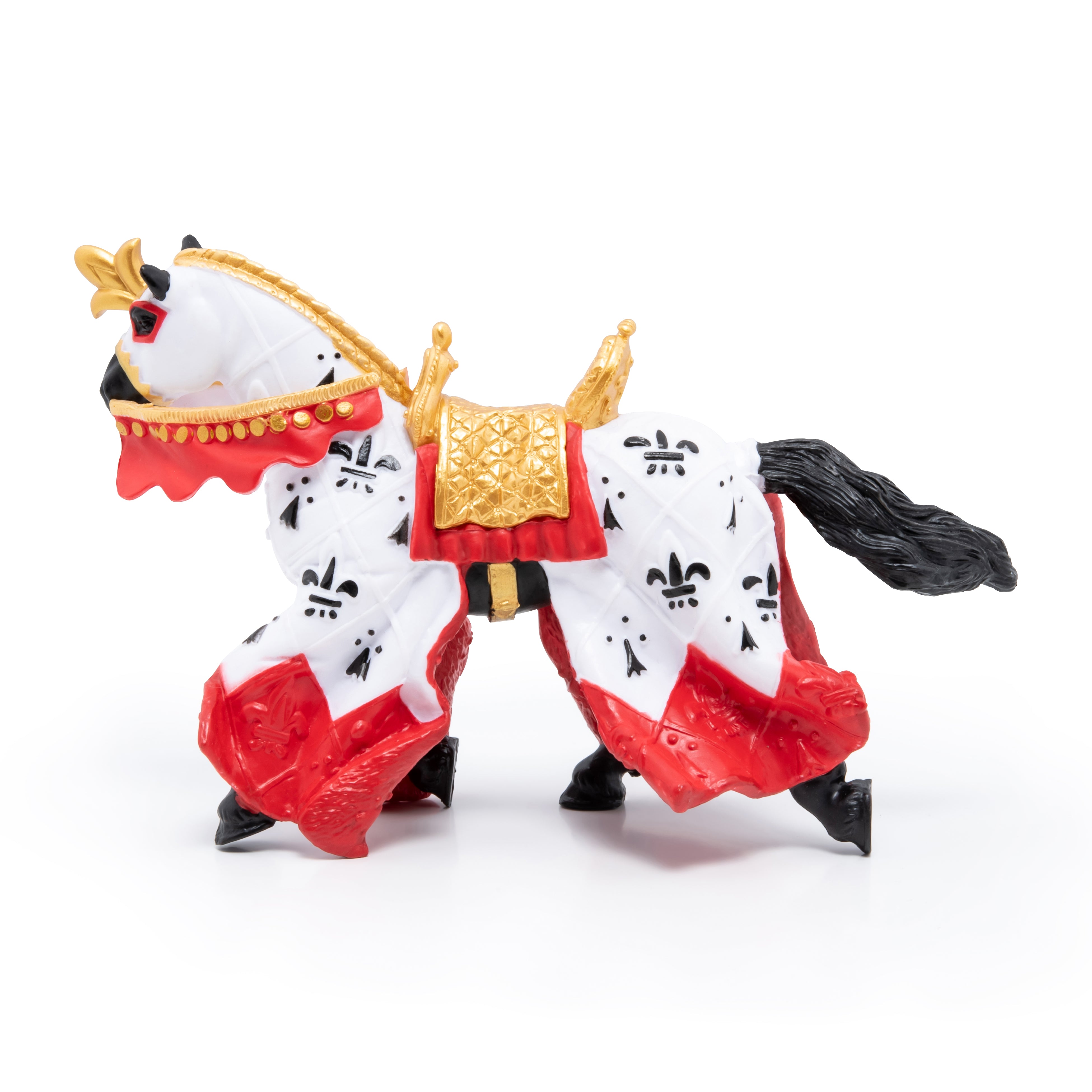papo-medieval-k-nig-artus-pferd-rote-ritterpferd-figur image 5