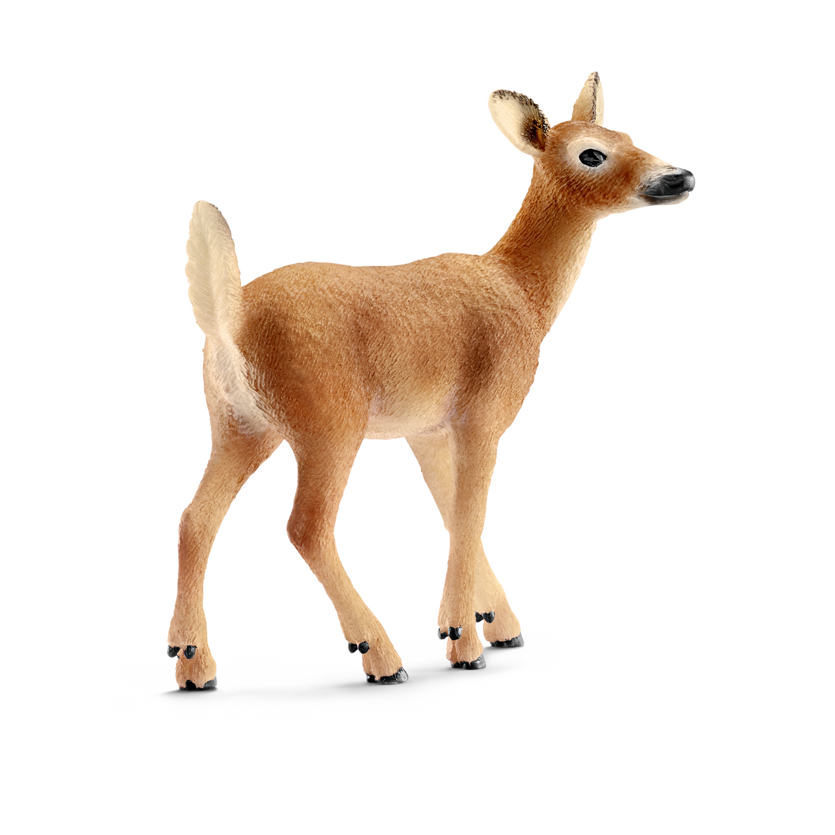 schleich-wild-life-wei-wedelhirschkuh-tierfigur-wald image 1