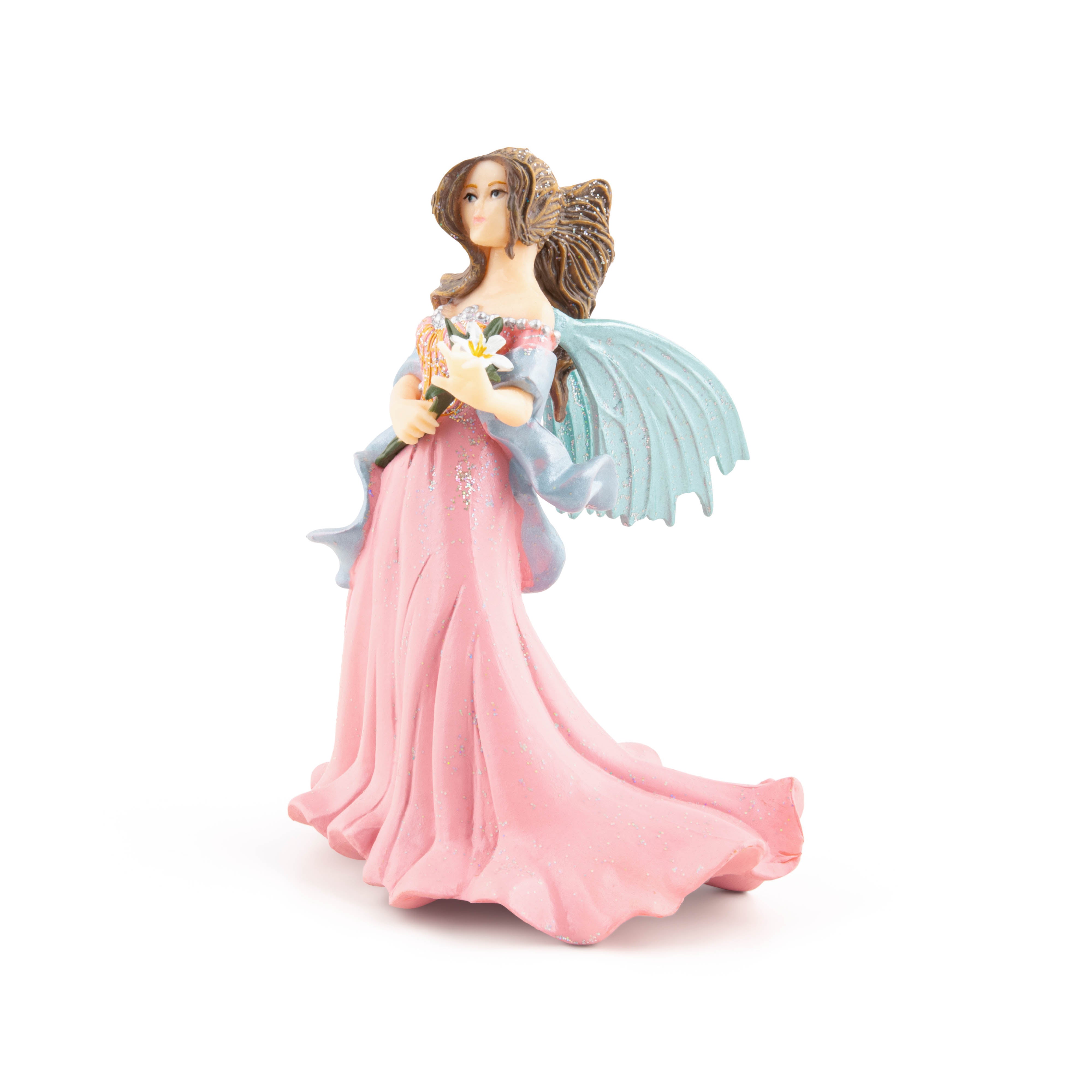 papo-enchanted-world-rosa-elfe-mit-lilie-elfenfigur-fee image 4