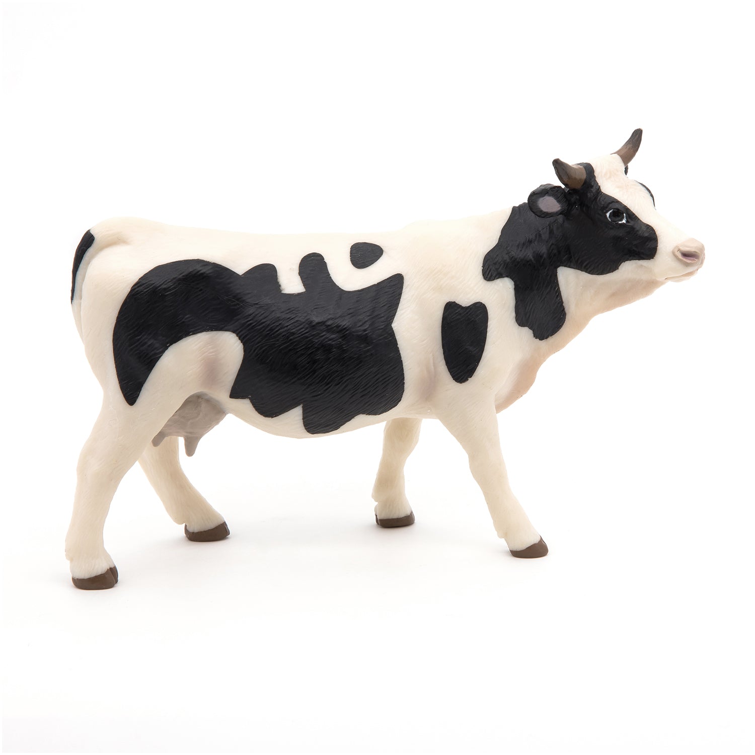 papo-farmyard-friends-schwarz-wei-e-kuh-bauernhoffigur image 1