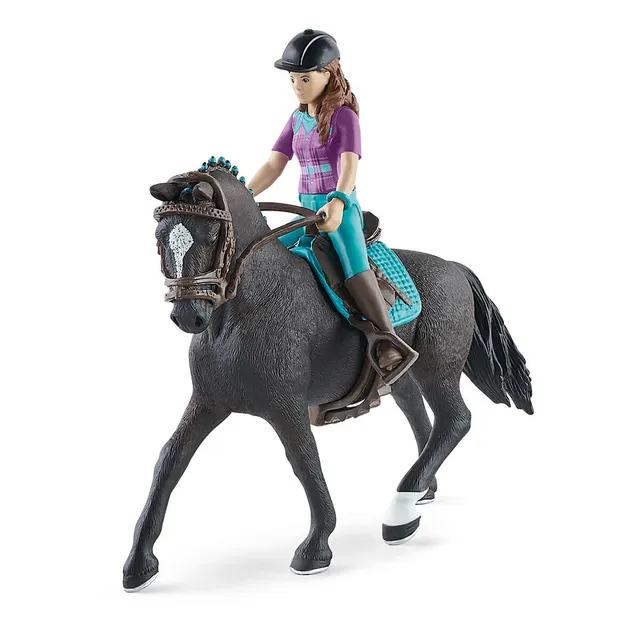 schleich-horse-club-lisa-storm-reiterfigur-hannoveraner-set image 1