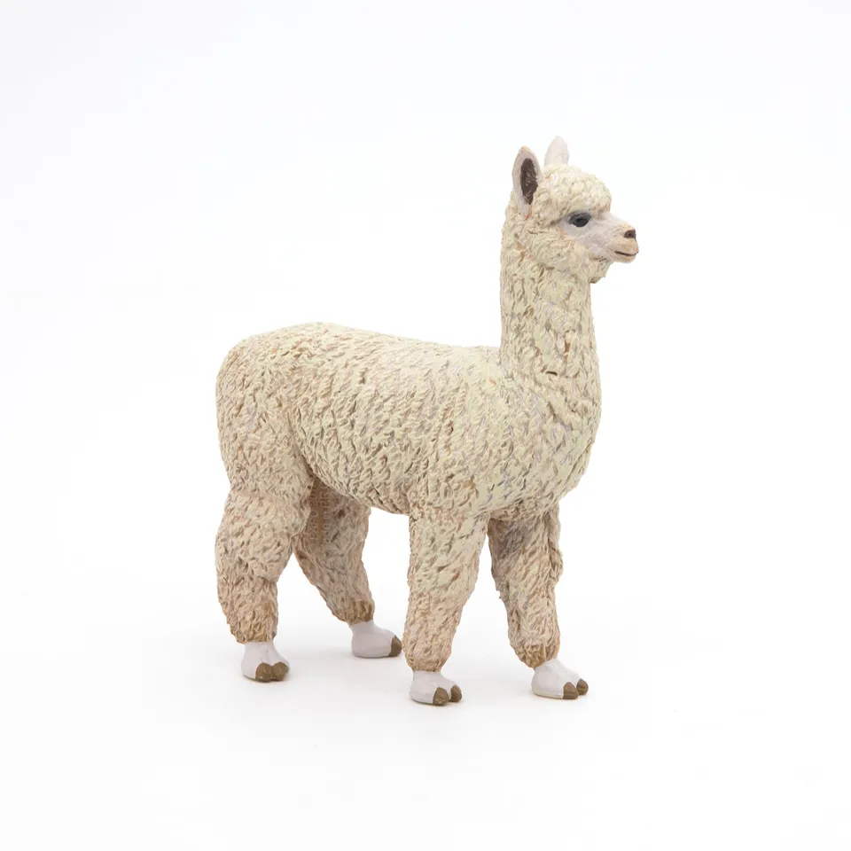 papo-wildlife-alpaka-figur-mit-fell image 1