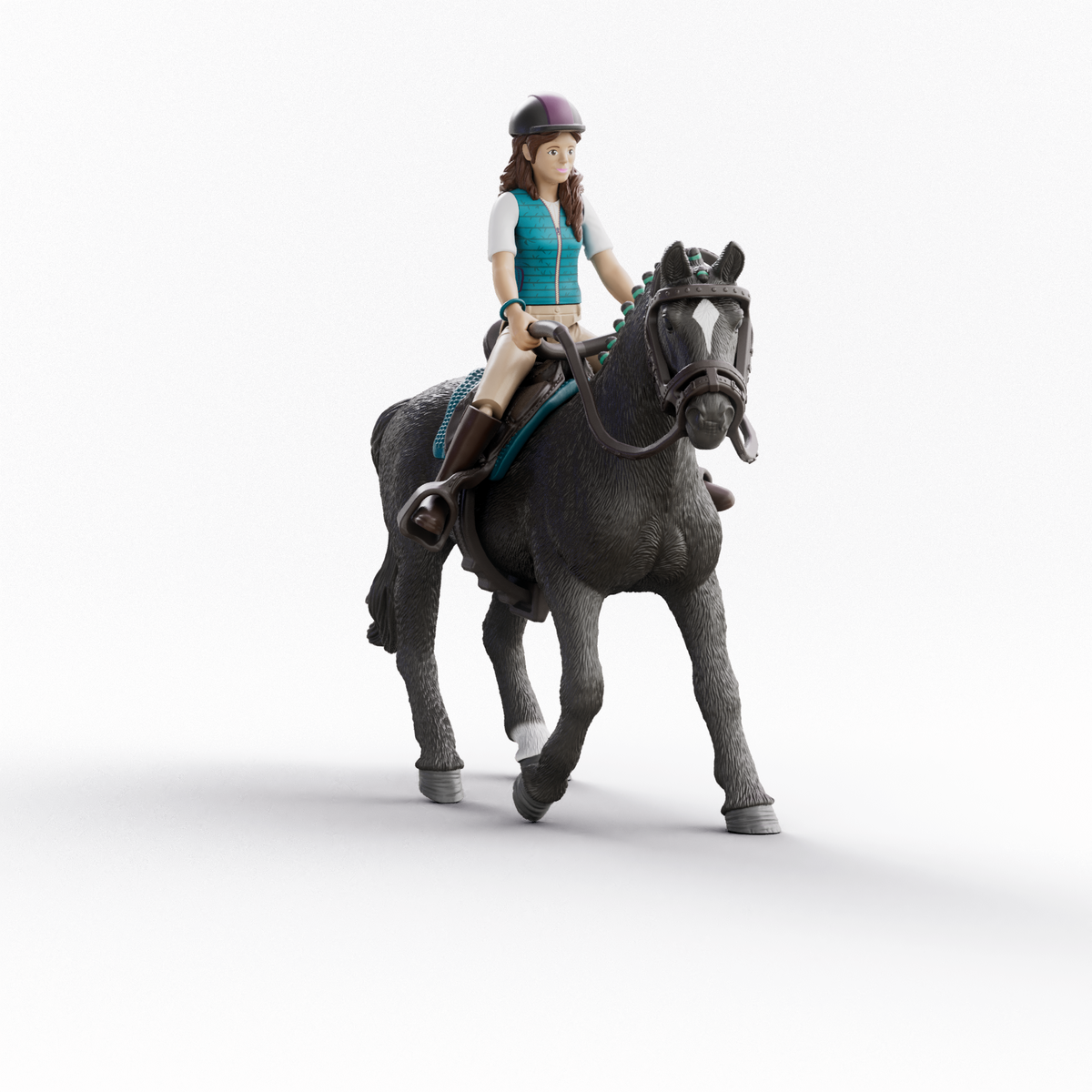 schleich-horse-club-lisa-storm-reiterset-schwarz image 1