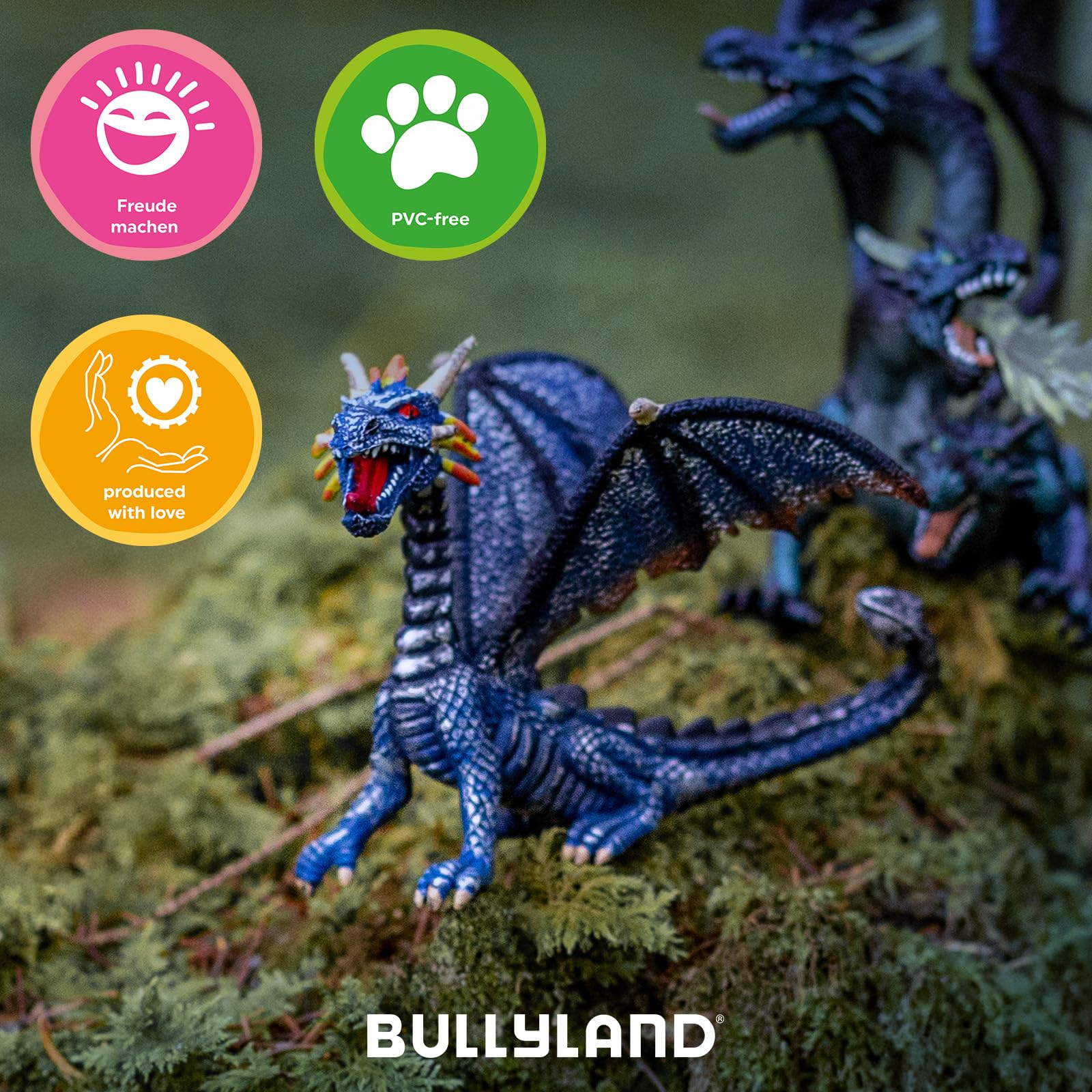 bullyland-enchanted-forest-drache-sitzend-blau-spielfigur-75594 image 5