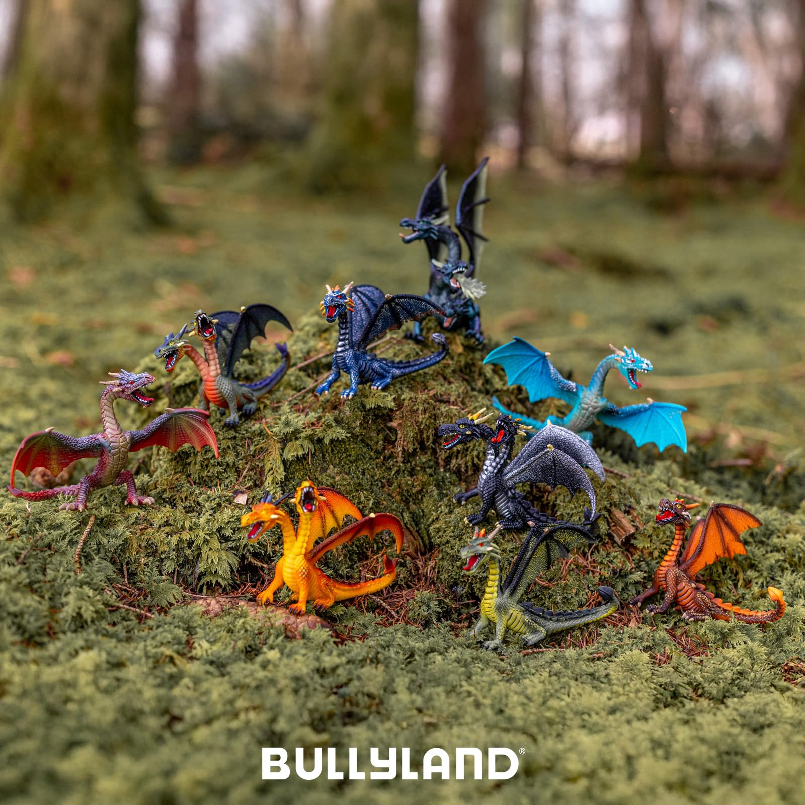 bullyland-enchanted-forest-rotbrauner-drache-spielfigur-10-3-cm image 6