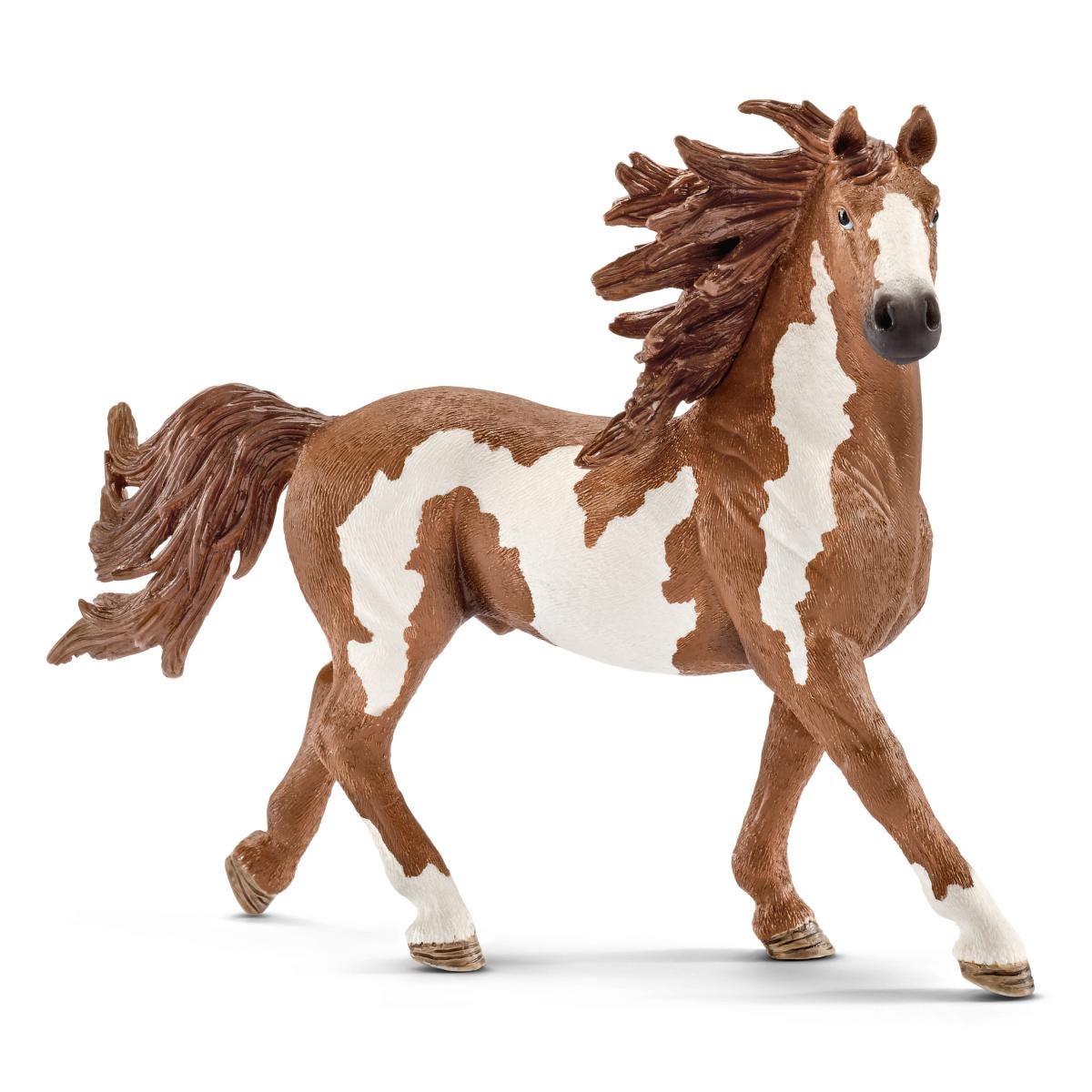 schleich-horse-club-13794-pinto-hengst-pferdefigur-gescheckt image 1