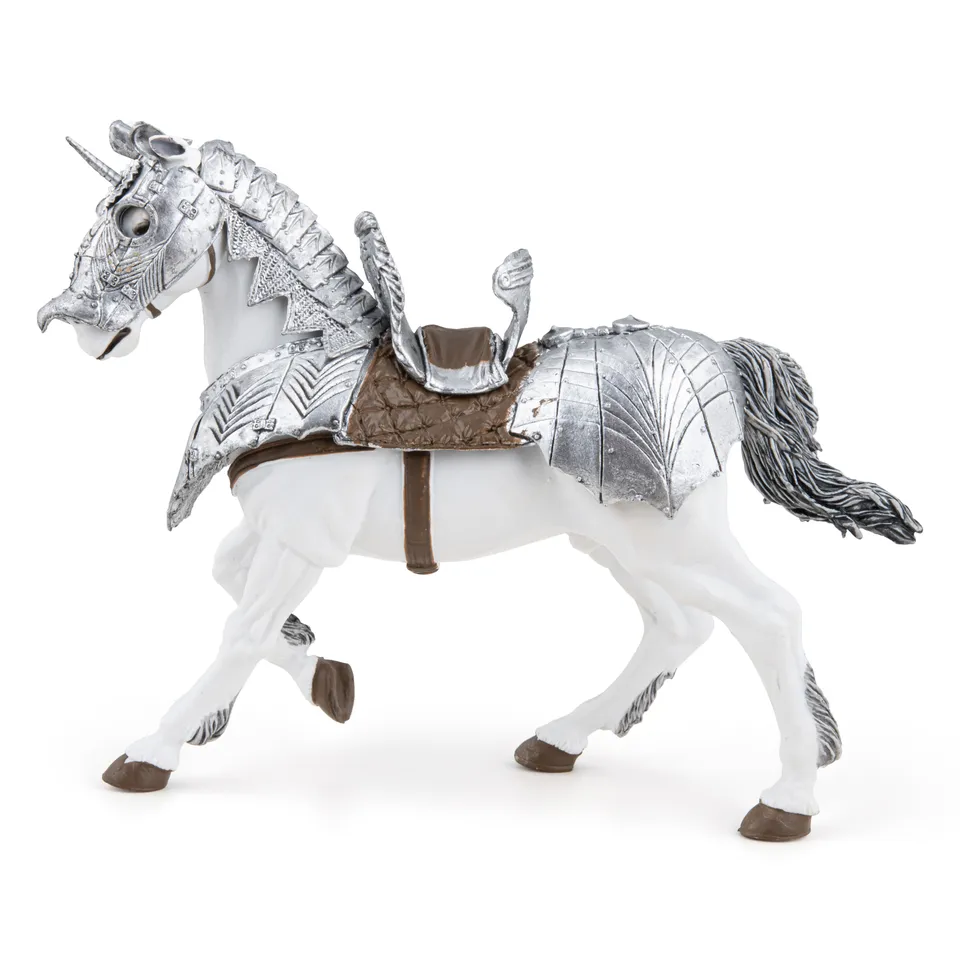 papo-medieval-gepanzerte-pferdefigur-streitross image 1