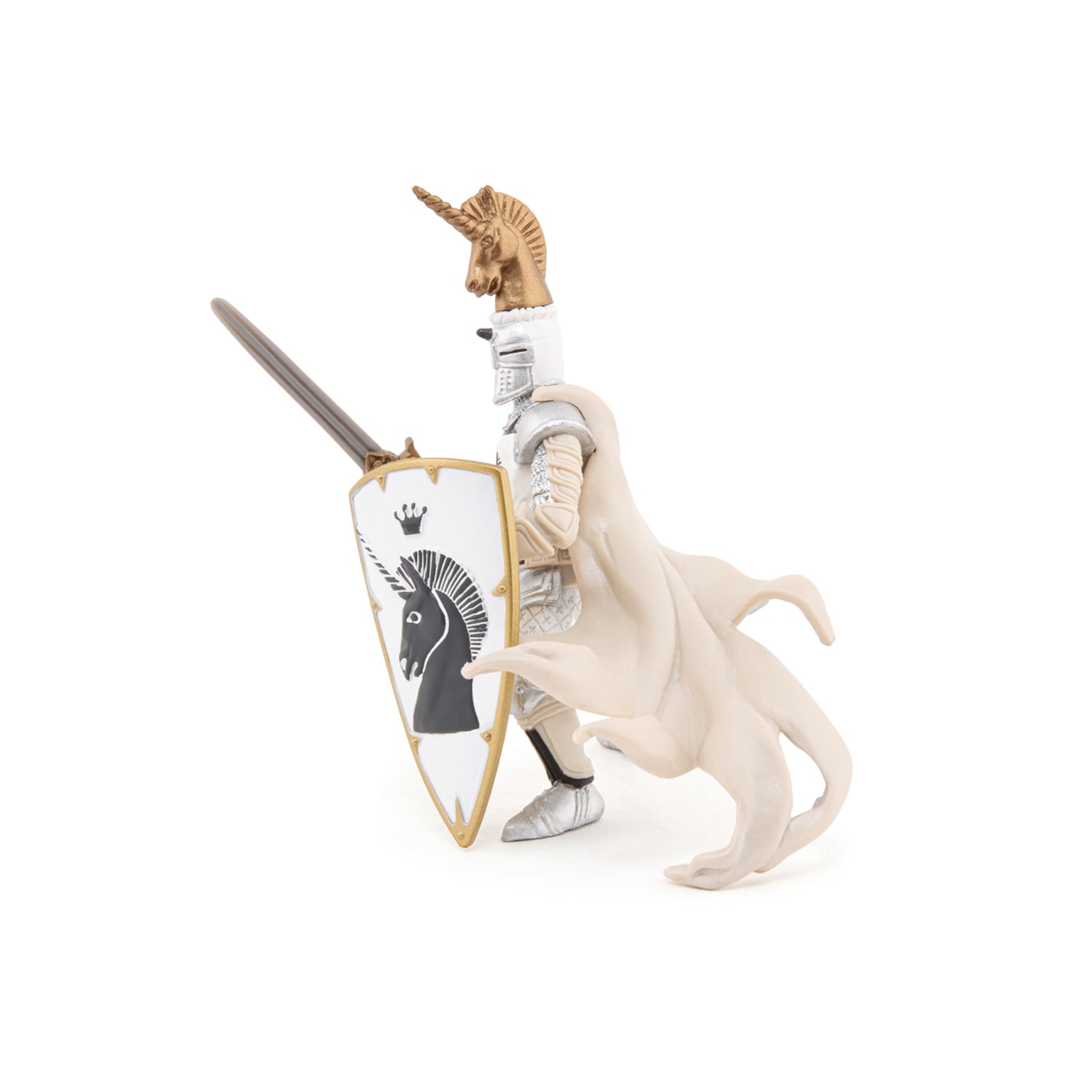 papo-medieval-einhorn-wappen-waffenmeister-figur image 4