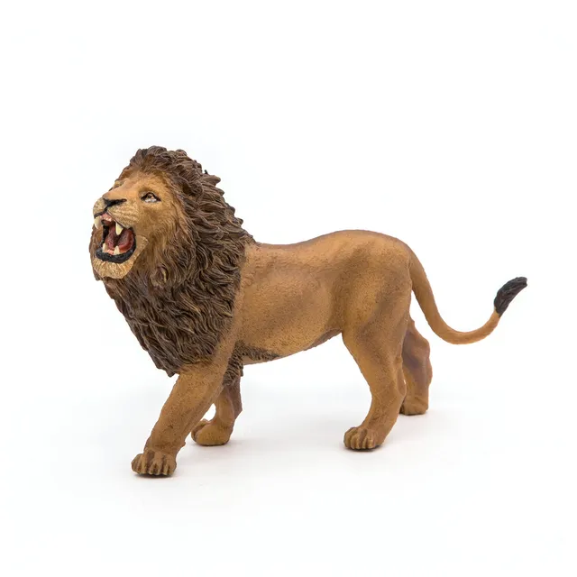 papo-wildlife-l-we-figur-br-llend-mit-m-hne image 1