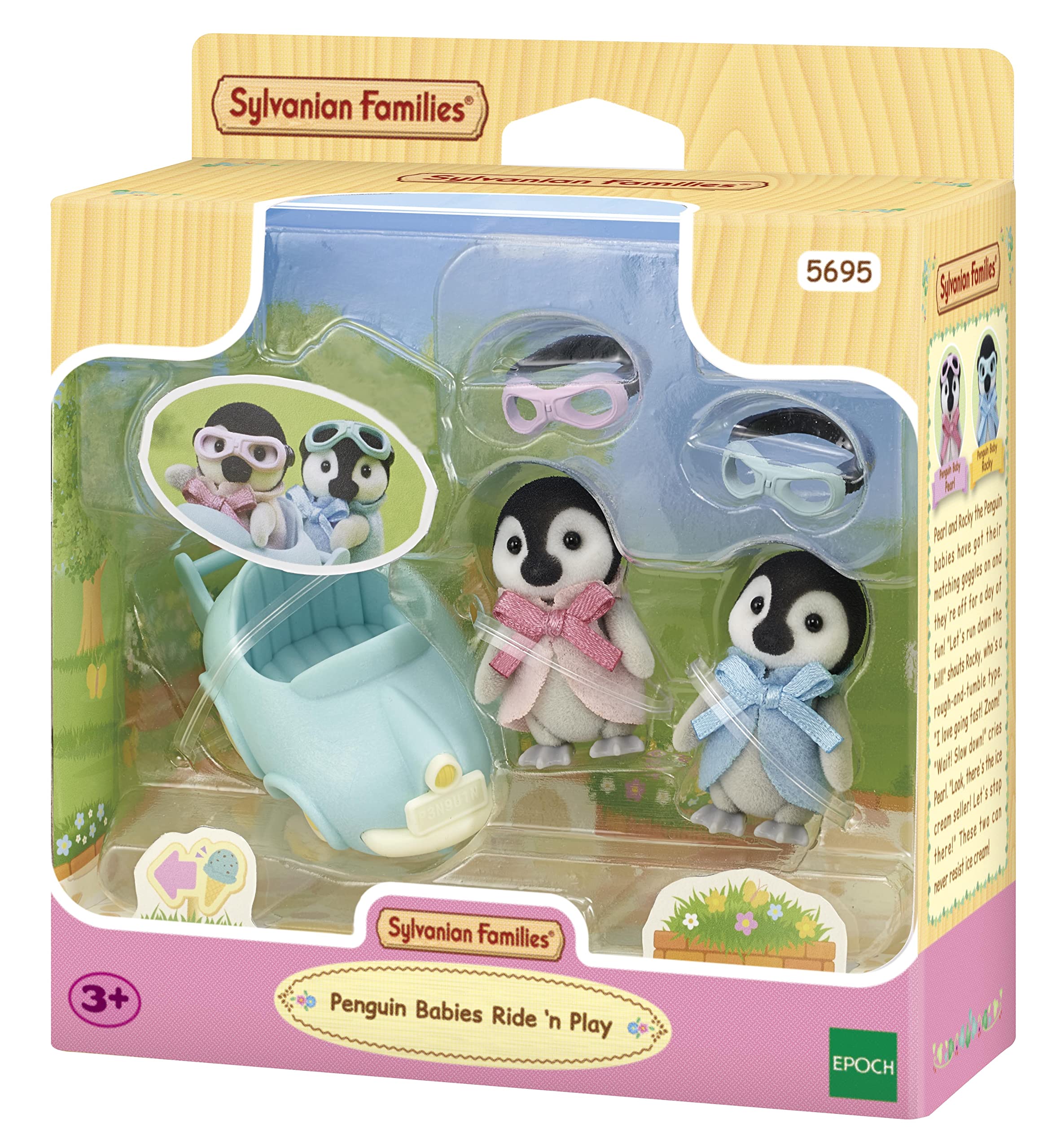 sylvanian-families-5695-pinguin-fahr-und-spielset-mit-auto image 2