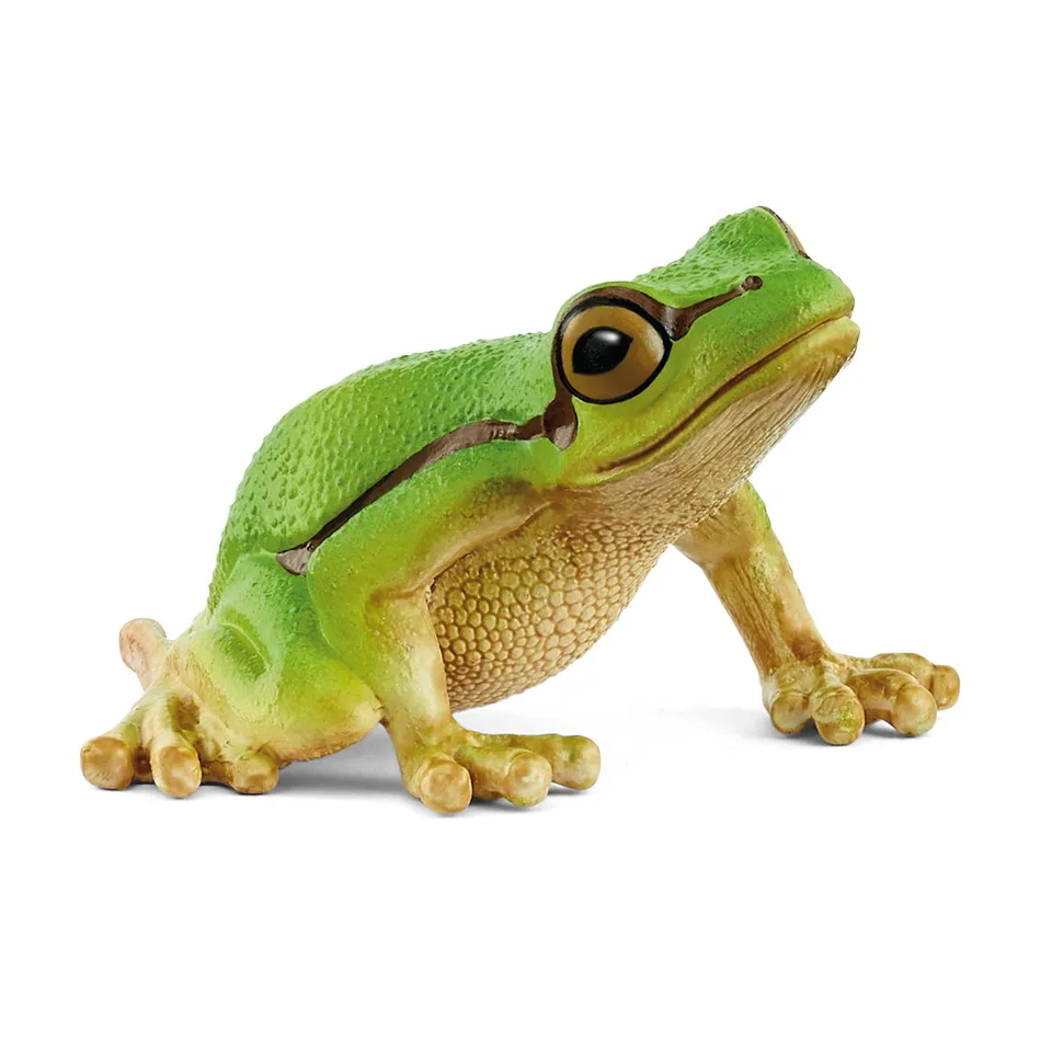 schleich-wild-life-laubfrosch-tierfigur-gr-n image 1