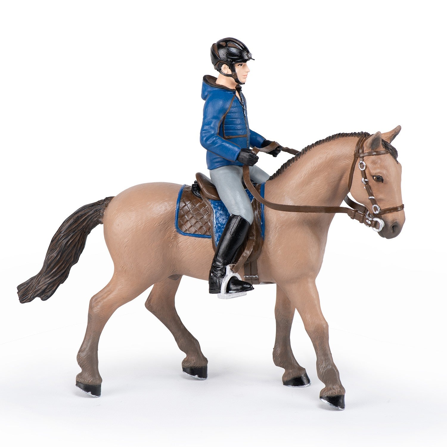 papo-horses-pferd-und-reiter-spielfiguren-set-ausritt image 1