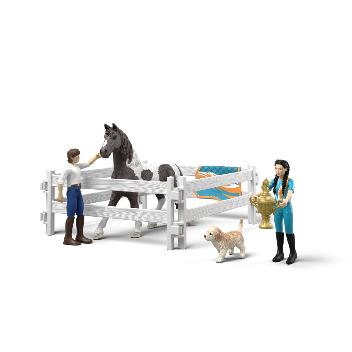 schleich-horse-club-kims-voltigierset-42799-mit-pferd image 7