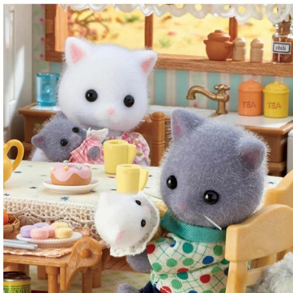 sylvanian-families-5455-perserkatzen-familie-figuren-puppenhaus-4er-set image 4