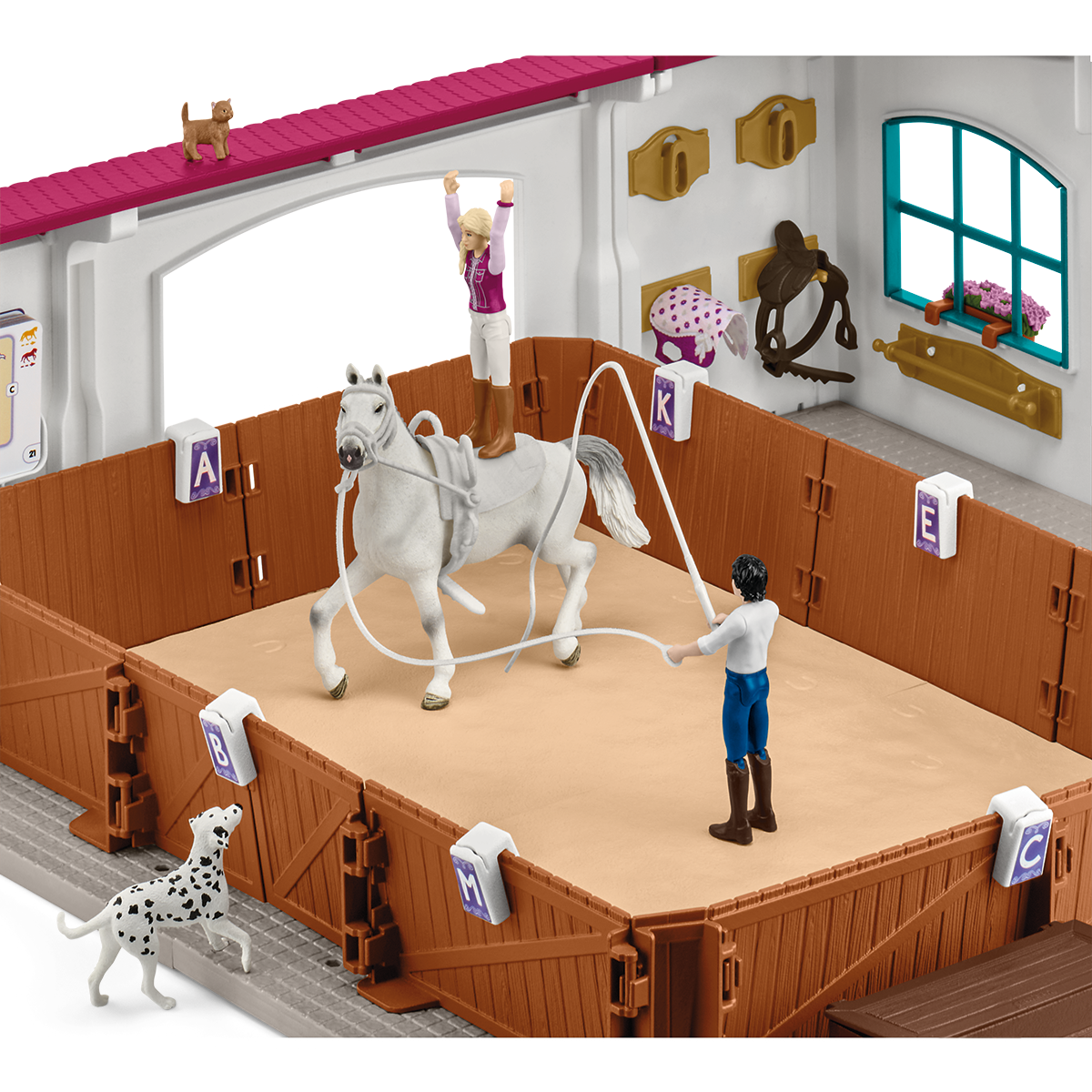 schleich-horse-club-42639-reithalle-peppertree-spielset image 5