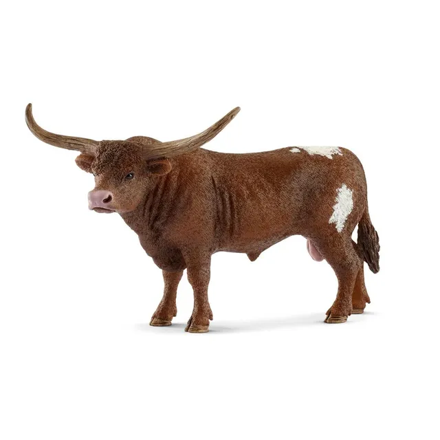 schleich-farm-world-13866-texas-longhorn-bulle-tierfigur image 1