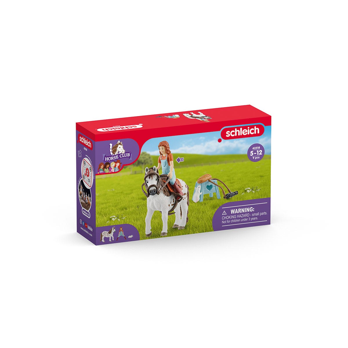 schleich-horse-club-mia-spotty-42518-pferd-reiterin-set image 8