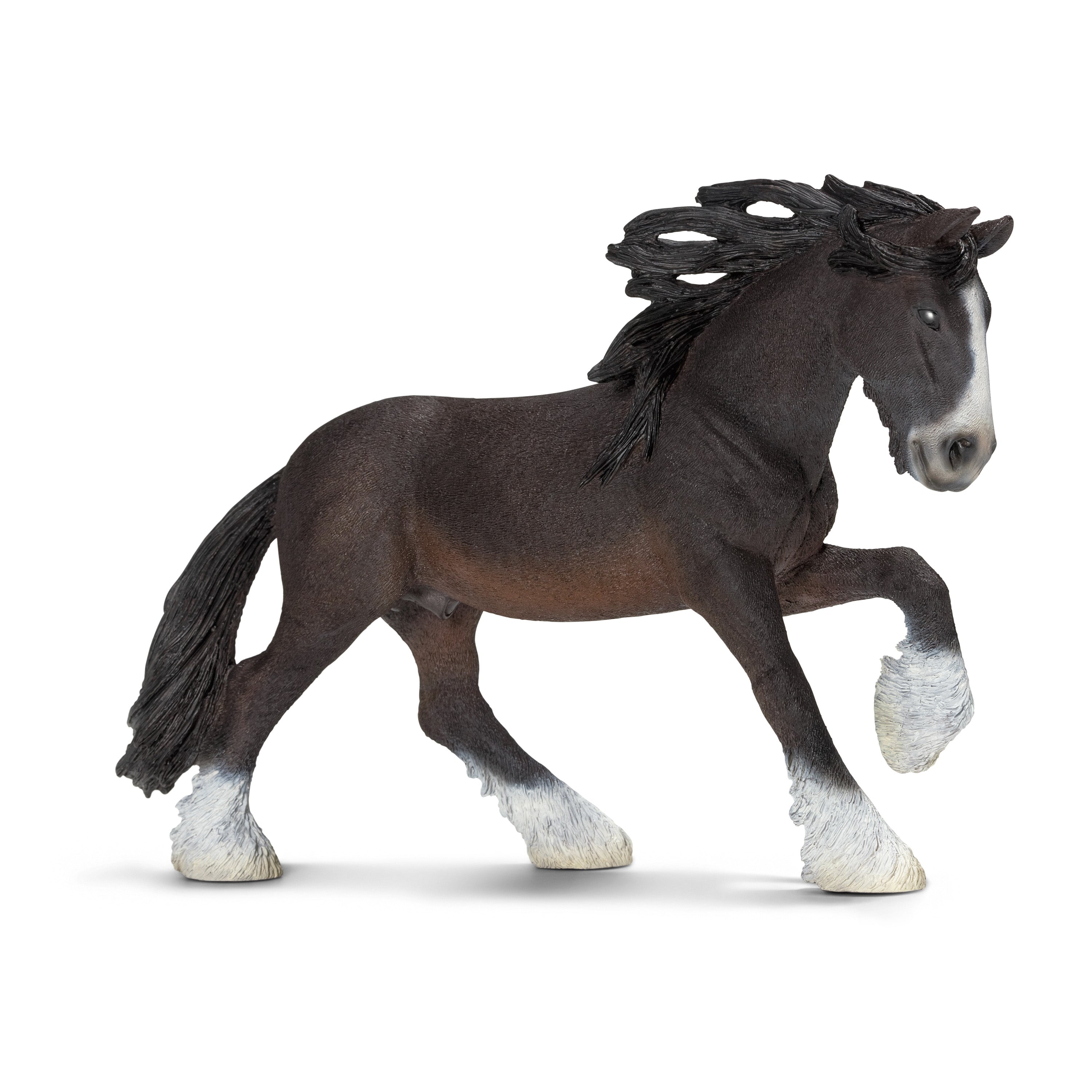 schleich-13734-shire-hengst-pferd-farm-world-figur image 1
