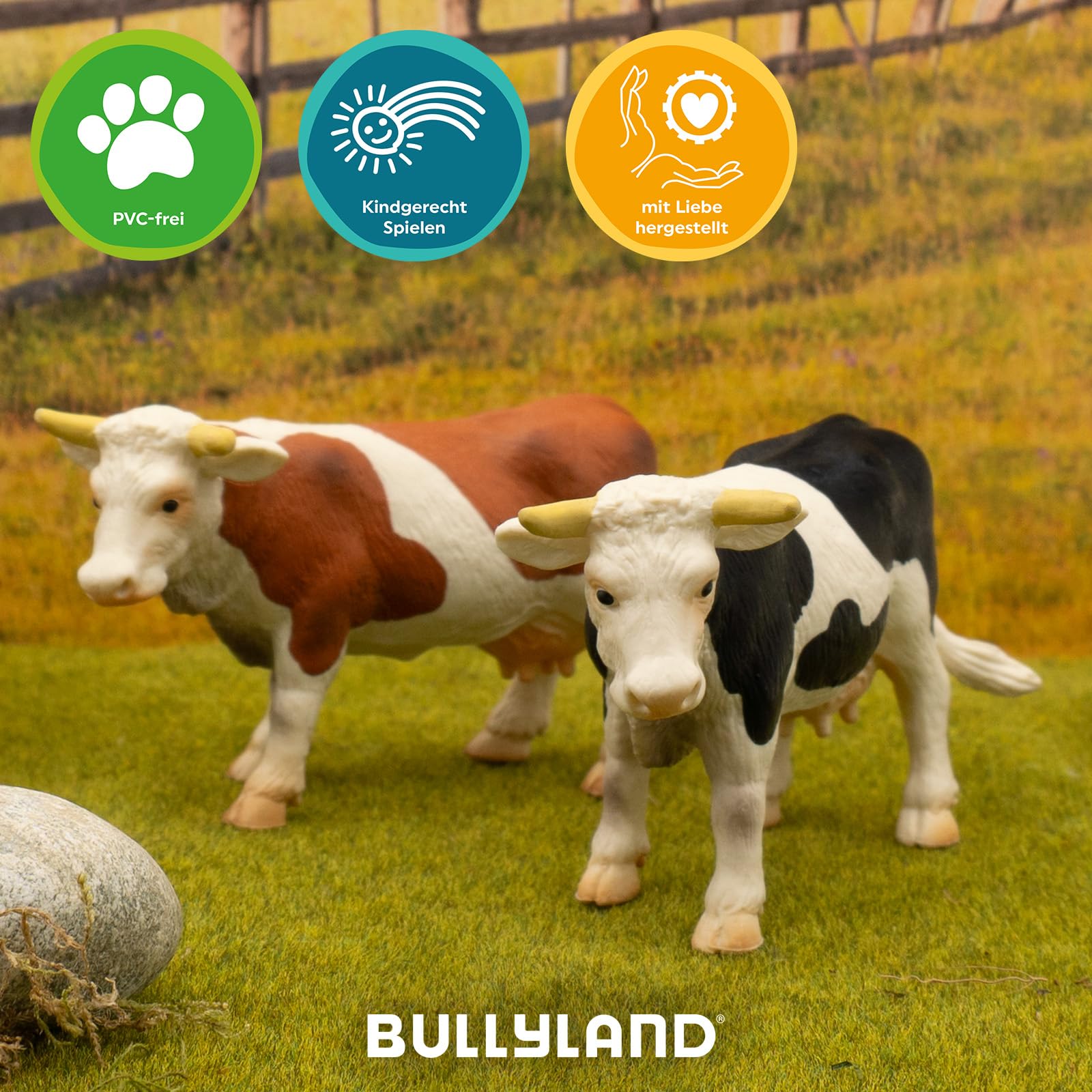 bullyland-farm-kuh-fanny-figur-schwarz-wei-12-2-cm image 2