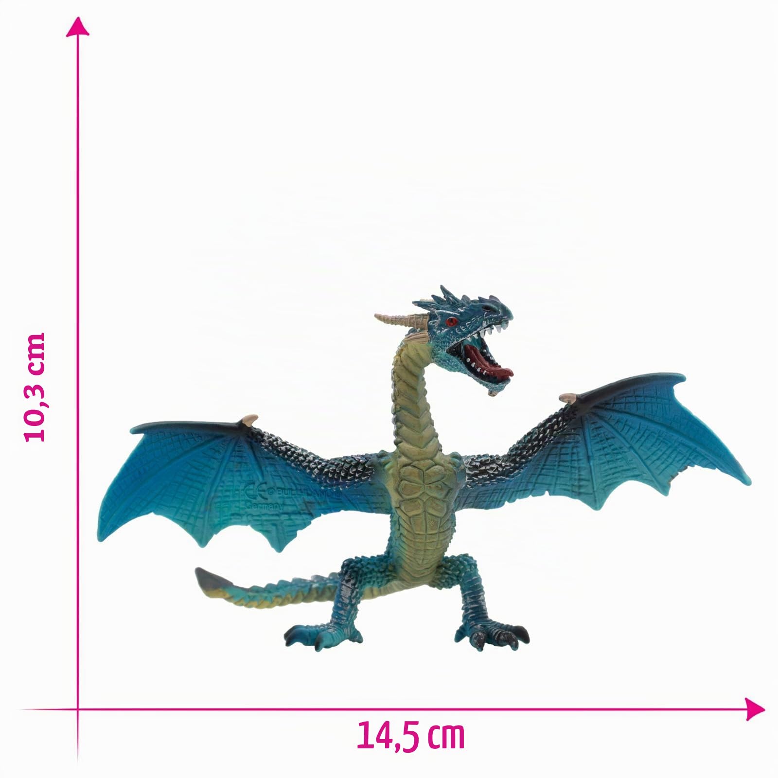bullyland-enchanted-forest-t-rkiser-drache-75592-figur-10-3-cm image 4
