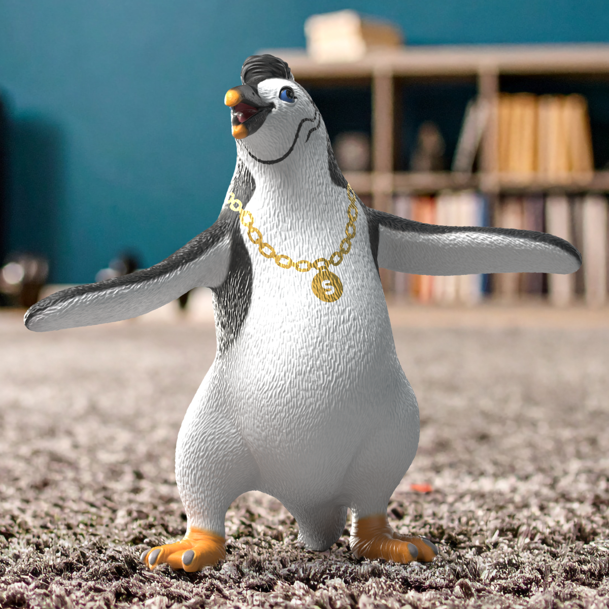 schleich-schule-magischen-tiere-juri-pinguin-figur-14958 image 2