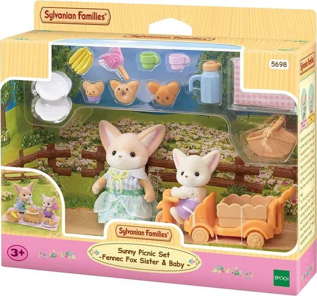 sylvanian-families-baby-treats-5698-w-stenfuchs-picknick-set image 1