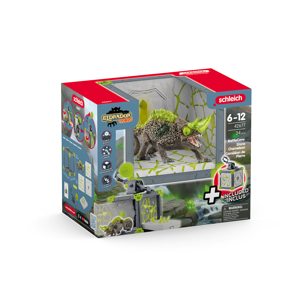 schleich-eldrador-battlecave-steincham-leons-42677 image 6