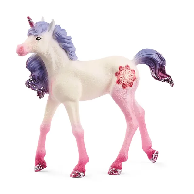 schleich-bayala-mandala-einhorn-fohlen-70716-fantasy-figur-bunt image 1