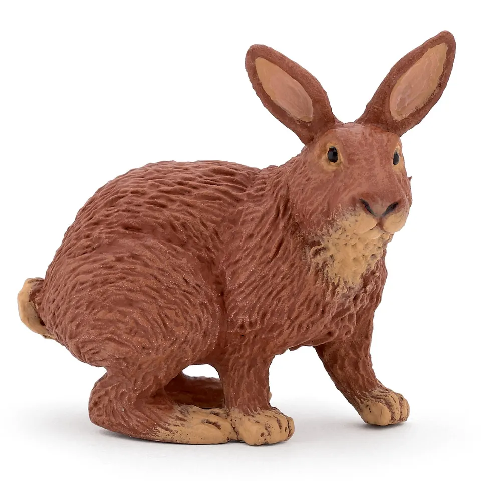 papo-farmyard-friends-braune-kaninchenfigur-hase-figur-bauernhof image 1
