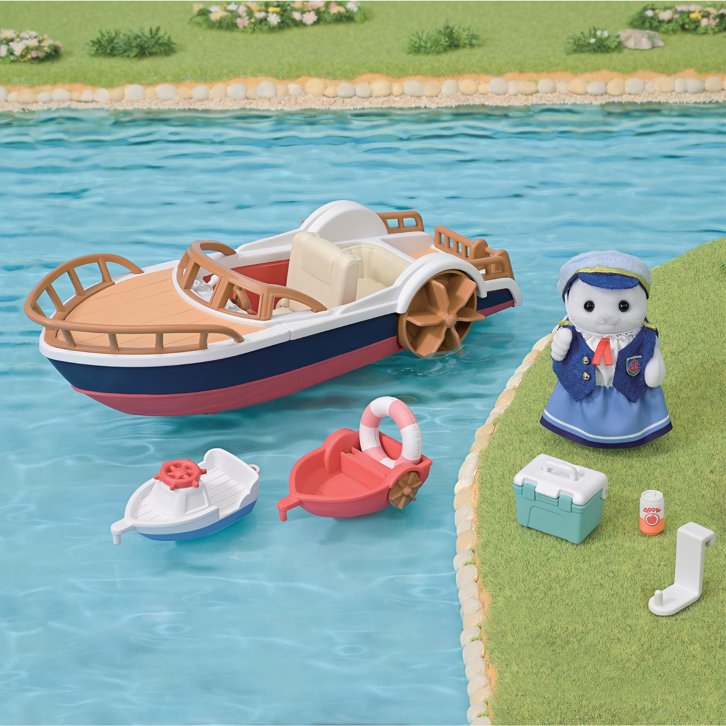 sylvanian-families-seaside-ausflugsboot-mit-robbe-5864-spielset image 2